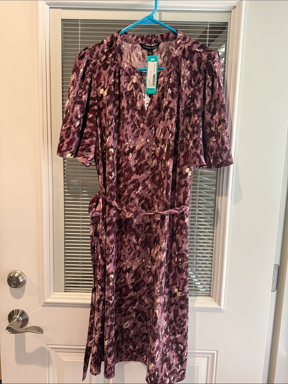 41 Hawthorn Plum Multi-Print Wrap Dress